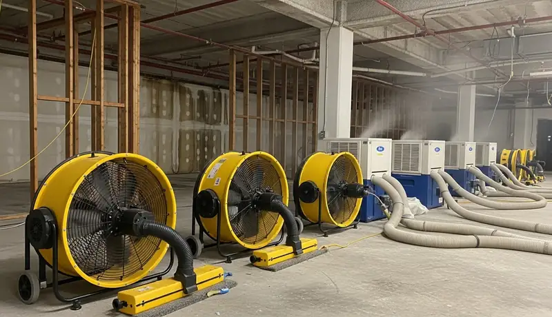 Rapid Structural Drying Project in San Pablo, CA in San Pablo, CA